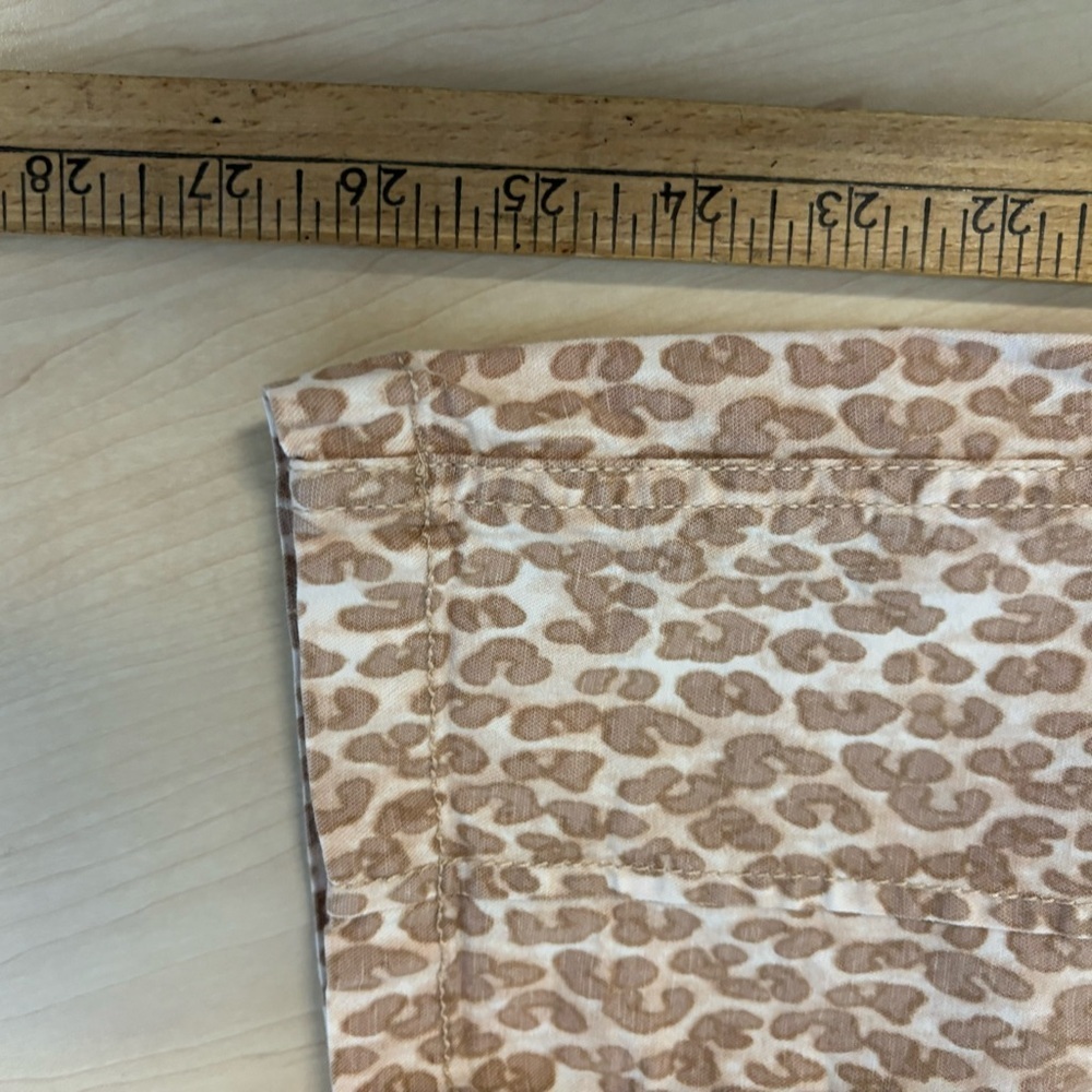 Anthropologie Wanderer Cropped Utility Pants‎ Animal Print Size 28 - Picture 7 of 13